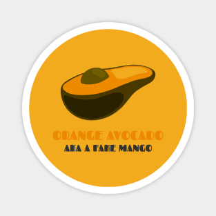 Orange Avocado: a Fake Mango Magnet